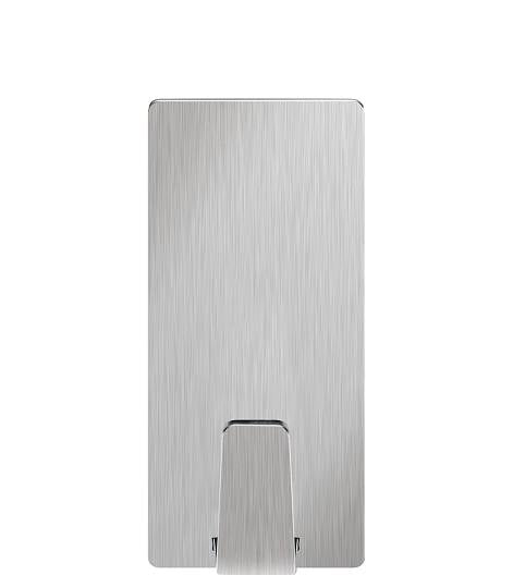 TESA Klebehaken – Edelstahl, 2 kg, Klebestreifen, Silber