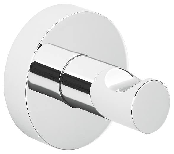 TESA Klebehaken – Chromstahl, 8 kg, ablösbarer Klebestreifen, Silber