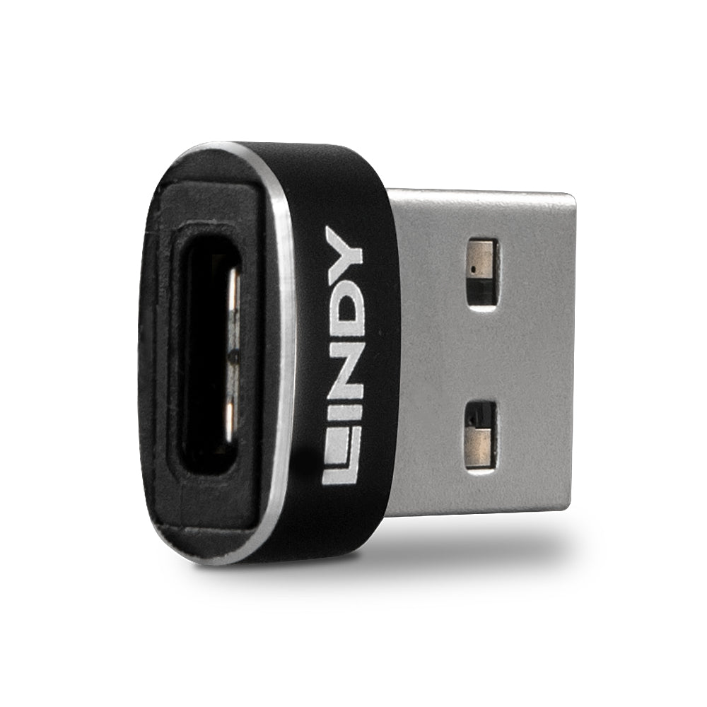 Lindy USB-C (Buchse) auf USB-A (Stecker) Adapter, USB 2.0