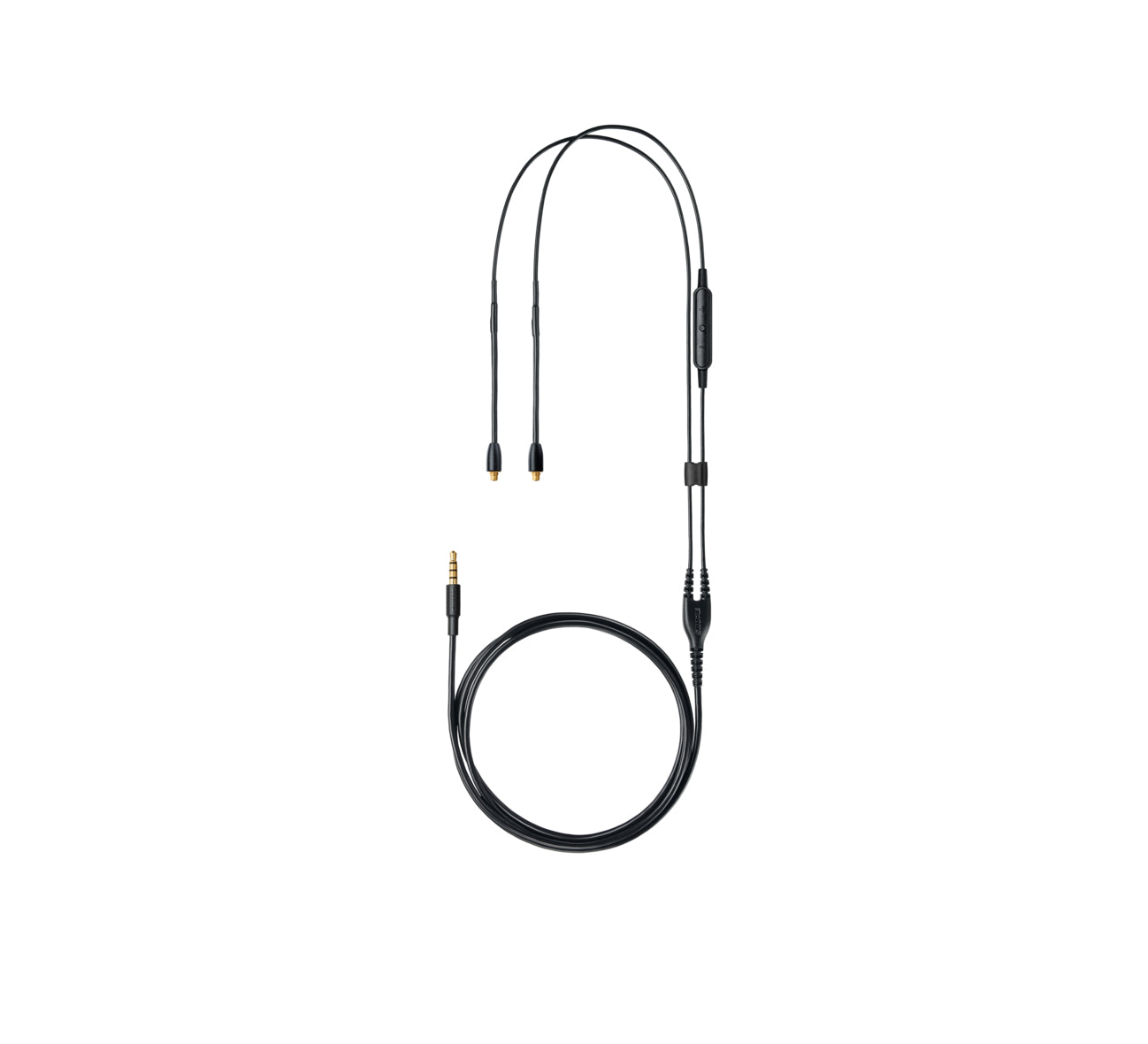 Shure RMCE-UNI – Ohrhörerkabel – für SE Ohrhörer – 3,5 mm auf Spezial – 1,27 m – schwarz