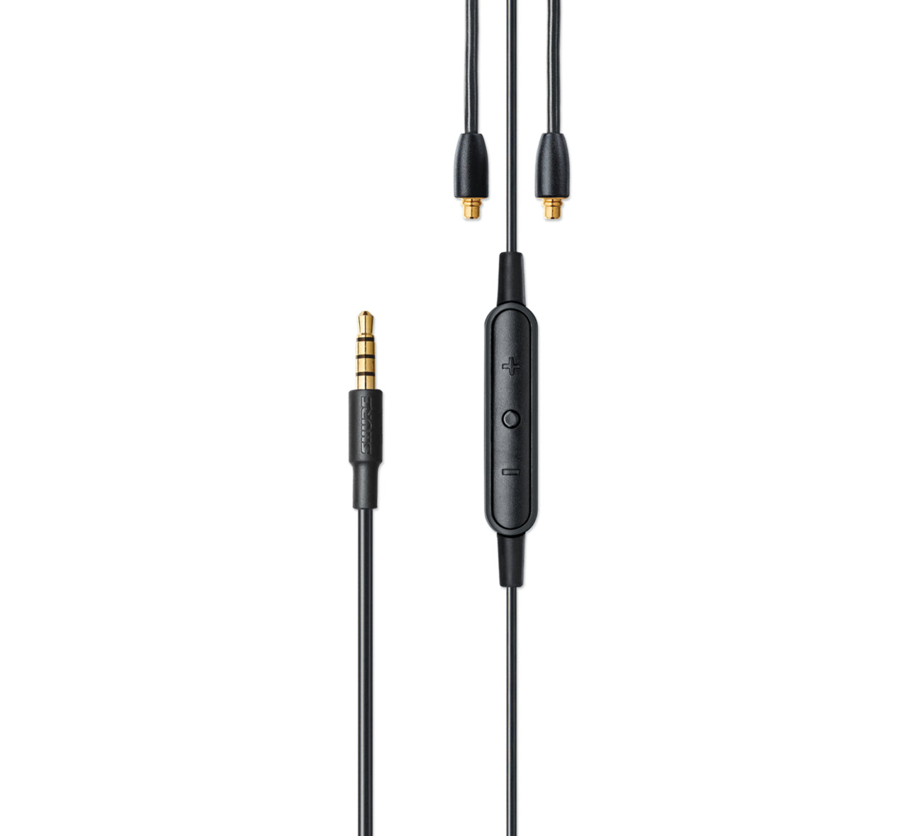 Shure RMCE-UNI – Ohrhörerkabel – für SE Ohrhörer – 3,5 mm auf Spezial – 1,27 m – schwarz
