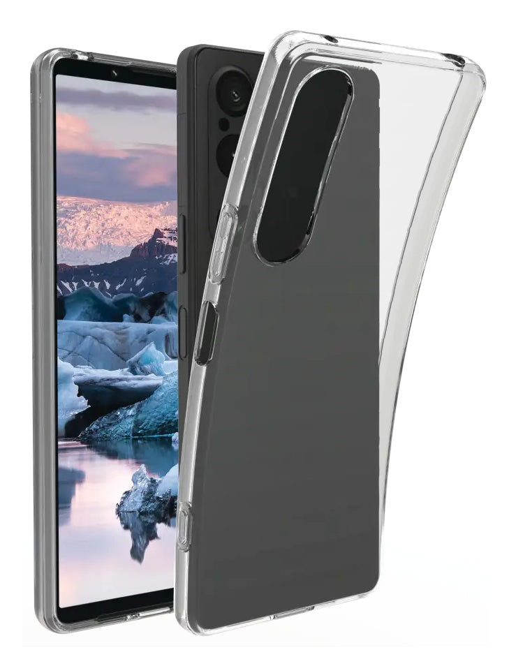 dbramante1928 Greenland Backcover – für Sony Xperia 1 Mark V, Transparent, bis 1,2 m sturzsicher