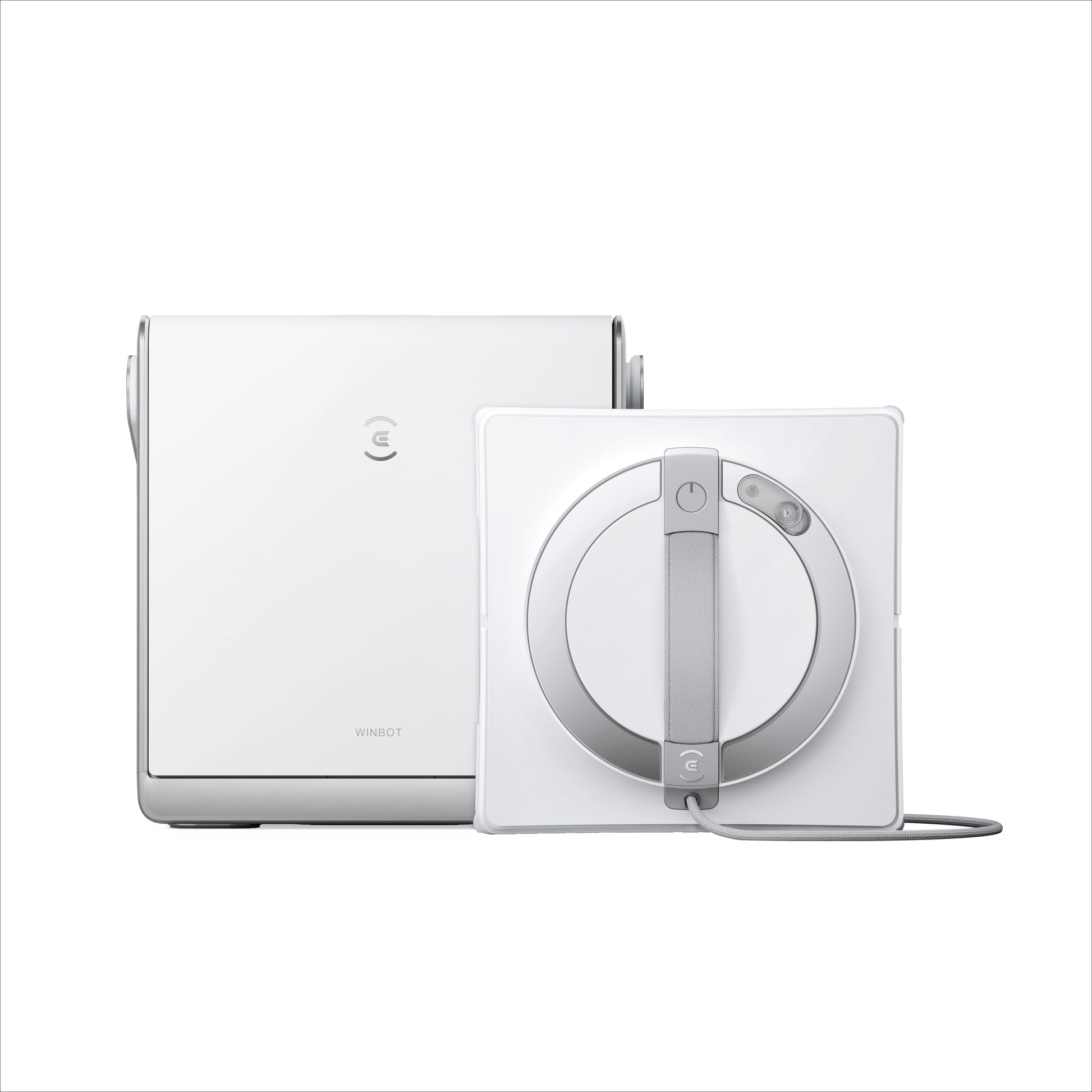 Ecovacs Winbot W2 – Fensterputzroboter – 2600 mAh, min. Fenstergrösse 30 × 40 cm, 63 dB, Weiss
