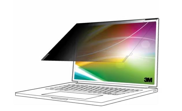 3M Displayschutz für 38,1 cm (15") Laptop