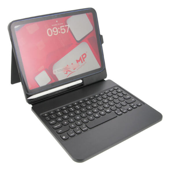 LMP Tastatur-Case für iPad 10,9" (11. Gen.) – USB-C, QWERTZ (CH) – Schwarz