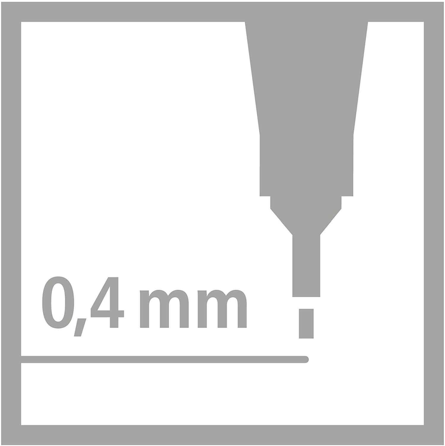 STABILO point 88 Fineliner – 3 Stk., 0,4 mm, schwarz, blau, rot