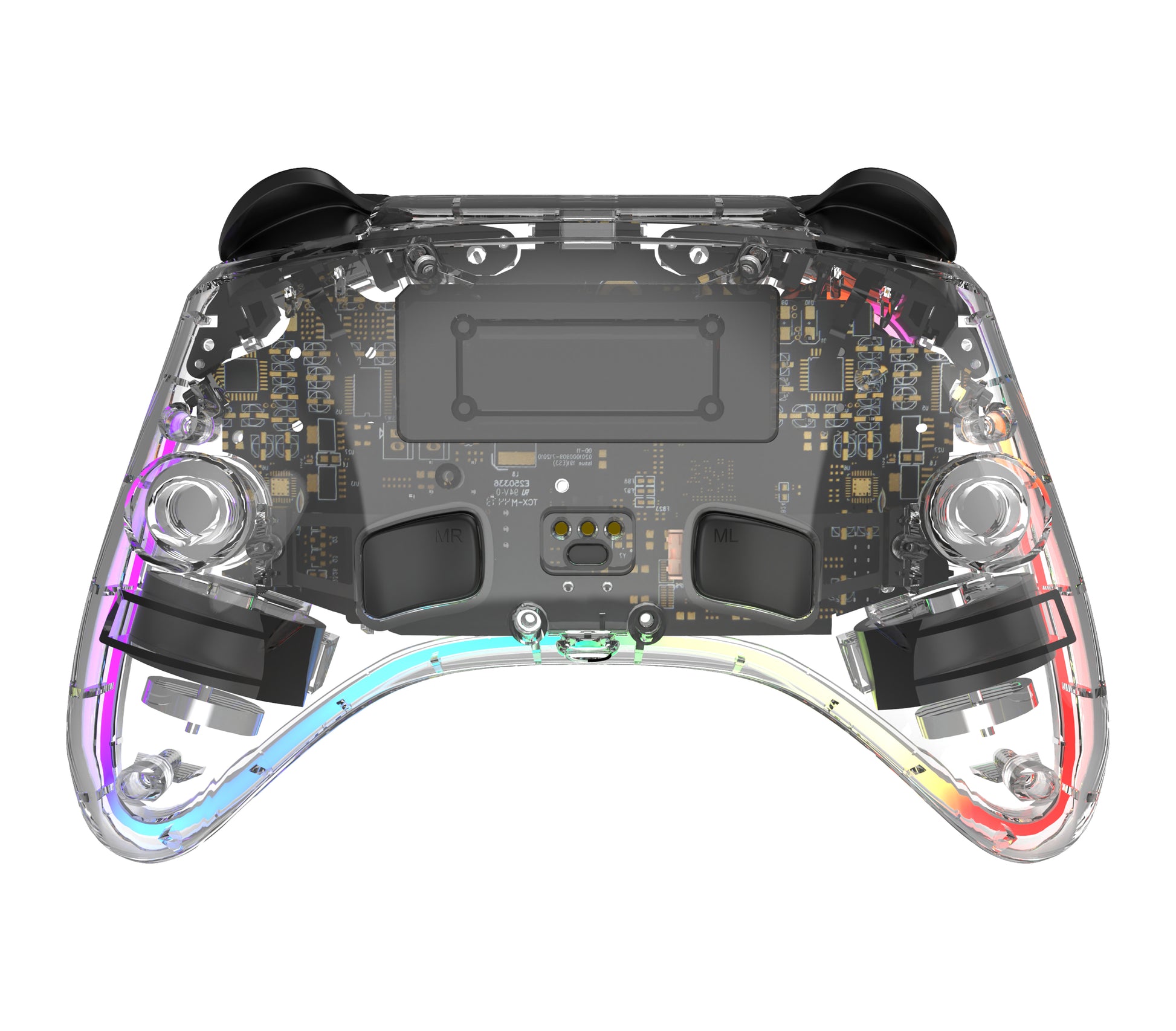 Deltaco Gaming GAM-198-T – Gamepad – USB + Bluetooth, RGB, Turbo, für Nintendo Switch, Android & PC