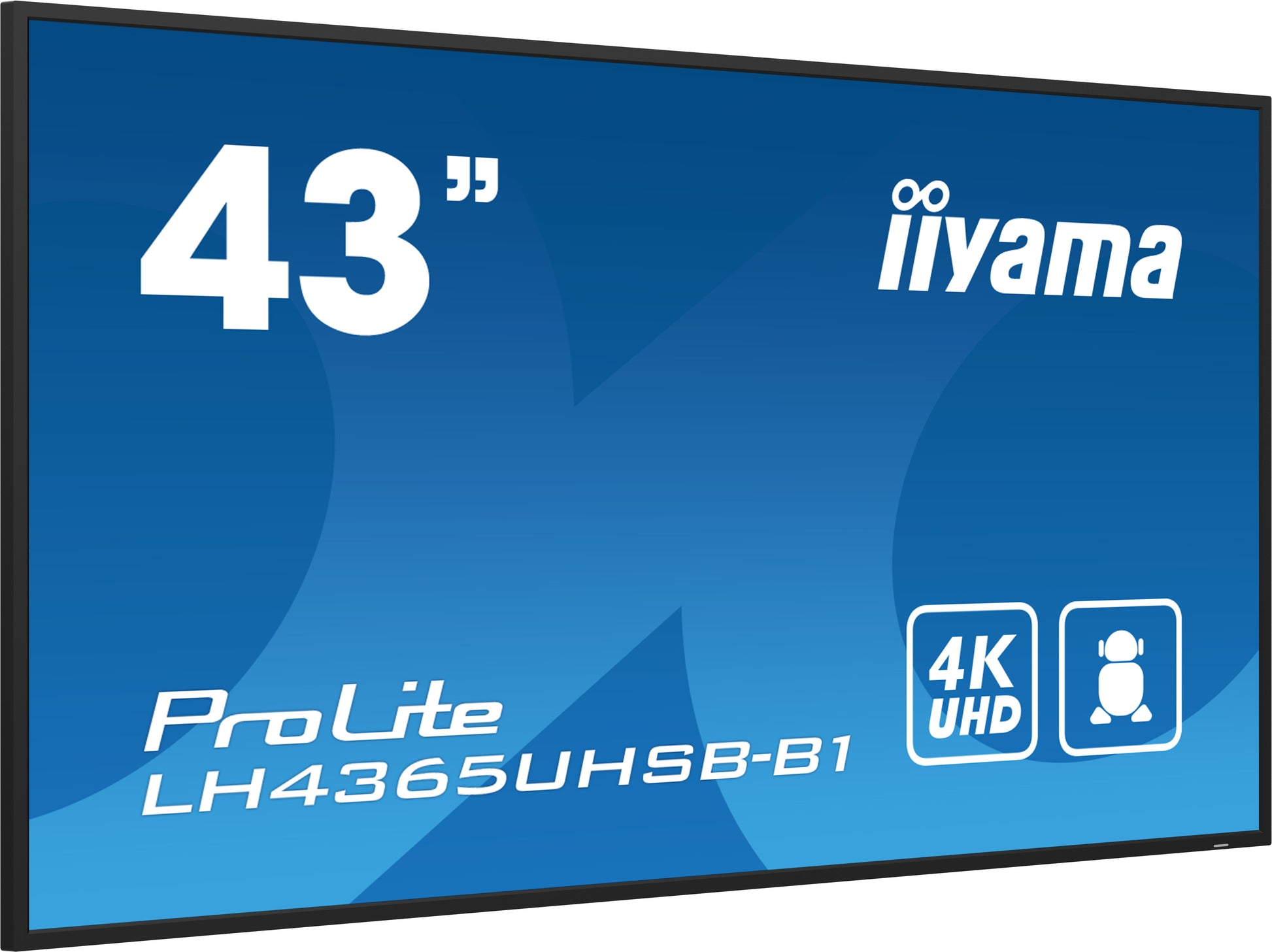 iiyama LH4365UHSB-B1 – 43" 4K Signage-Display, Android 11, 800 cd/m², 24/7