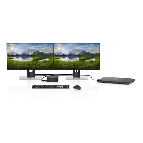 DELL TB18DC Dockingstation – Thunderbolt 3, 2× DP, 1× HDMI, 5× USB-A, 210 W PD, GbE, 3,5 mm Audio