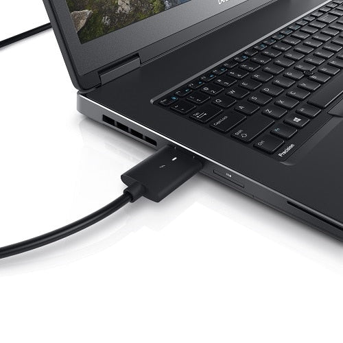 DELL TB18DC Dockingstation – Thunderbolt 3, 2× DP, 1× HDMI, 5× USB-A, 210 W PD, GbE, 3,5 mm Audio