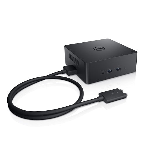 DELL TB18DC Dockingstation – Thunderbolt 3, 2× DP, 1× HDMI, 5× USB-A, 210 W PD, GbE, 3,5 mm Audio