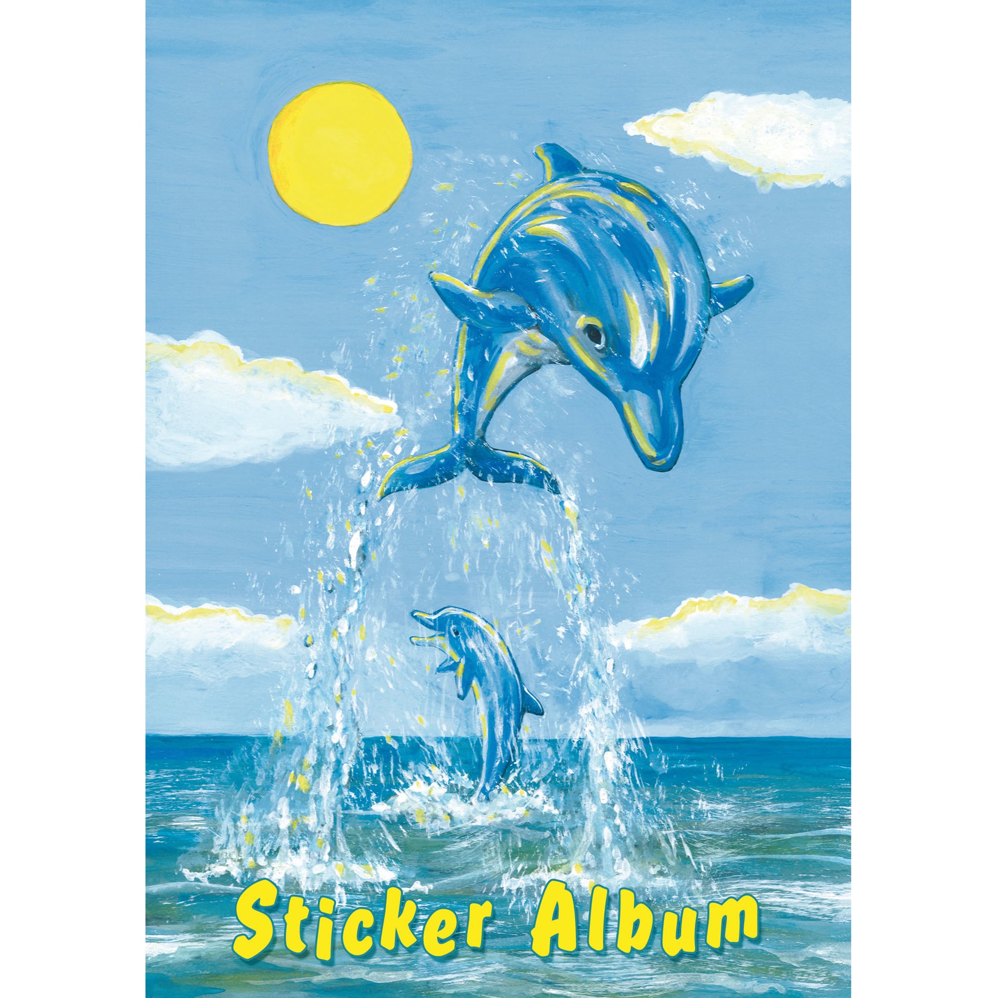 HERMA Stickeralbum Der kleine Delfin – A5, 16 Seiten, Spezialpapier