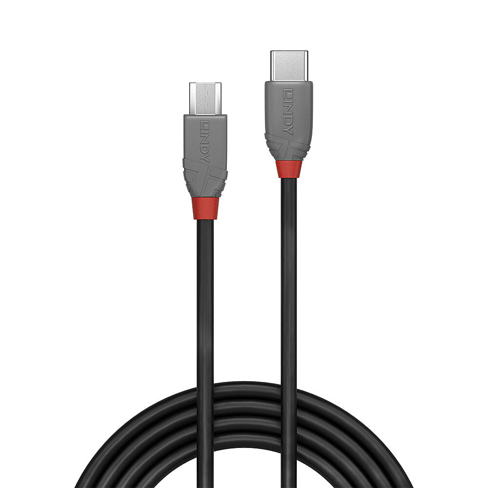 Lindy USB-Kabel, USB-C zu Micro-USB, 3 m, USB 2.0