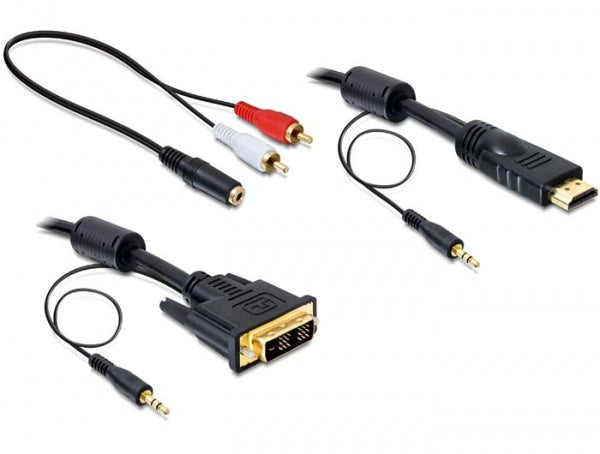 DeLOCK DVI-D auf HDMI Kabel HDMI 1.3 1920×1200 – 2 m