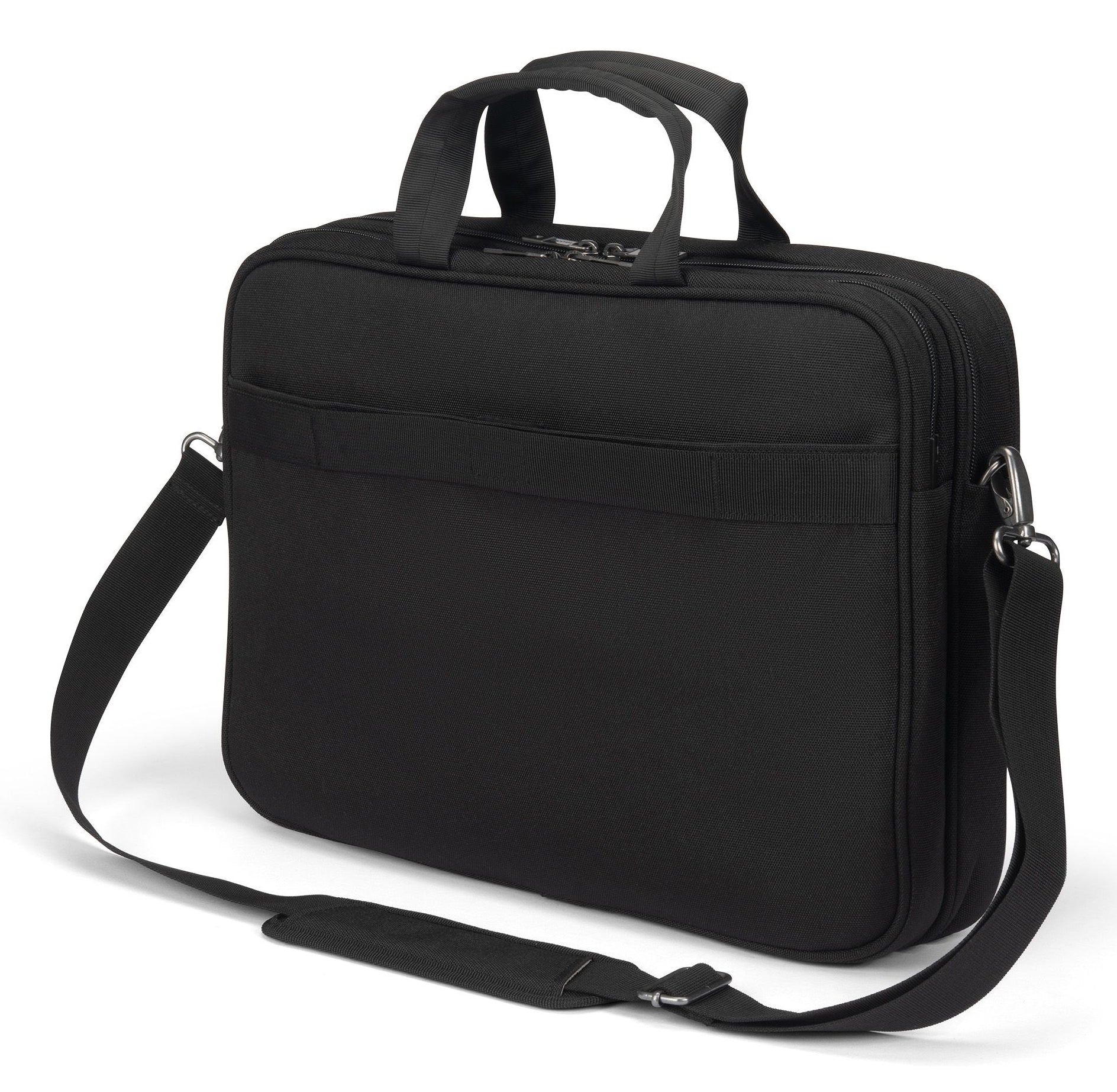 DICOTA Top Traveller FIVE Notebook-Tasche bis 14" – Verschliessbar, Trolley-Band – Schwarz