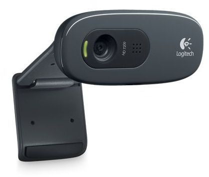 Logitech C270 Webcam – HD 720p, USB 2.0 – Schwarz