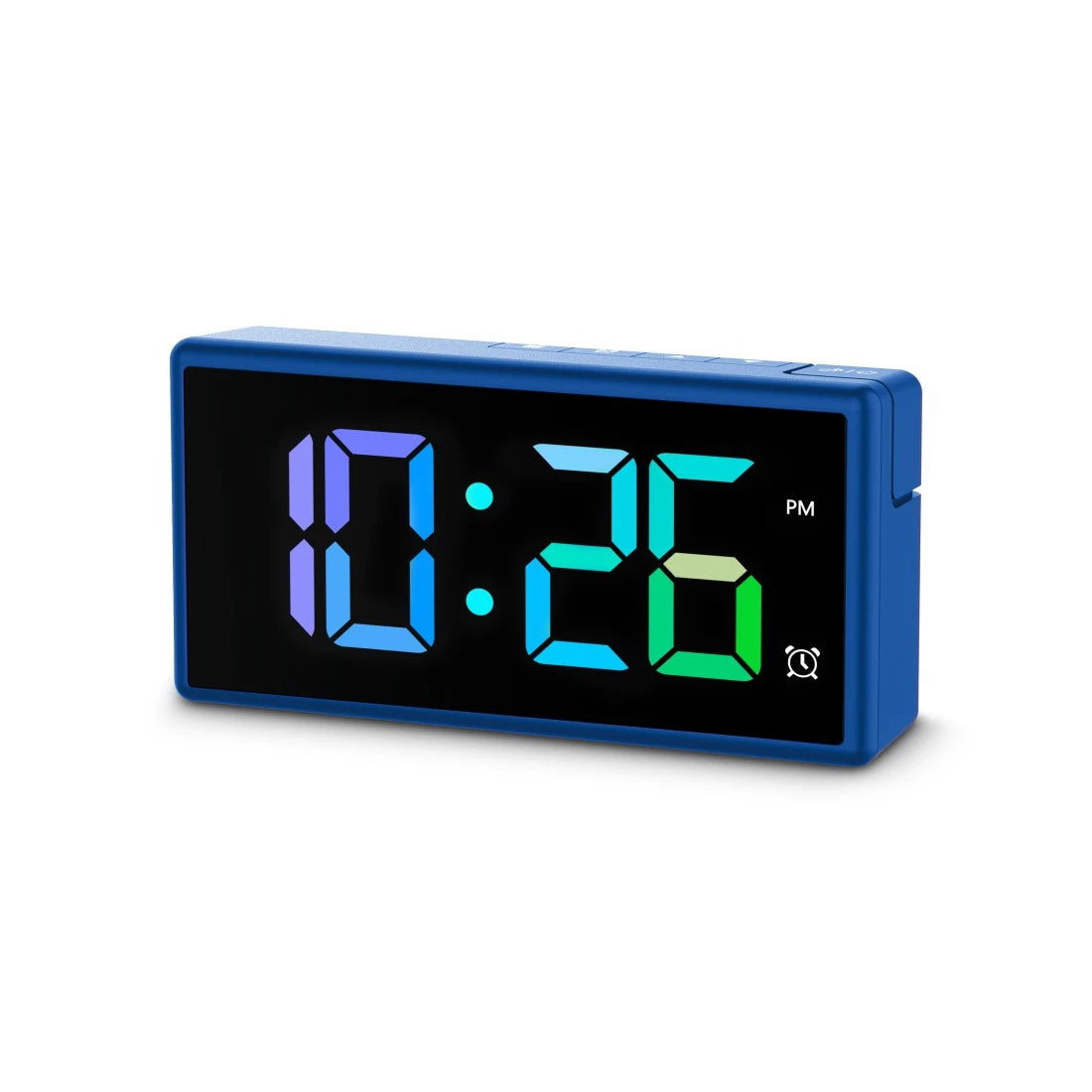 Hama Ibiza Digitalwecker – Snooze, USB, 15 × 7,5 × 3,4 cm, Blau