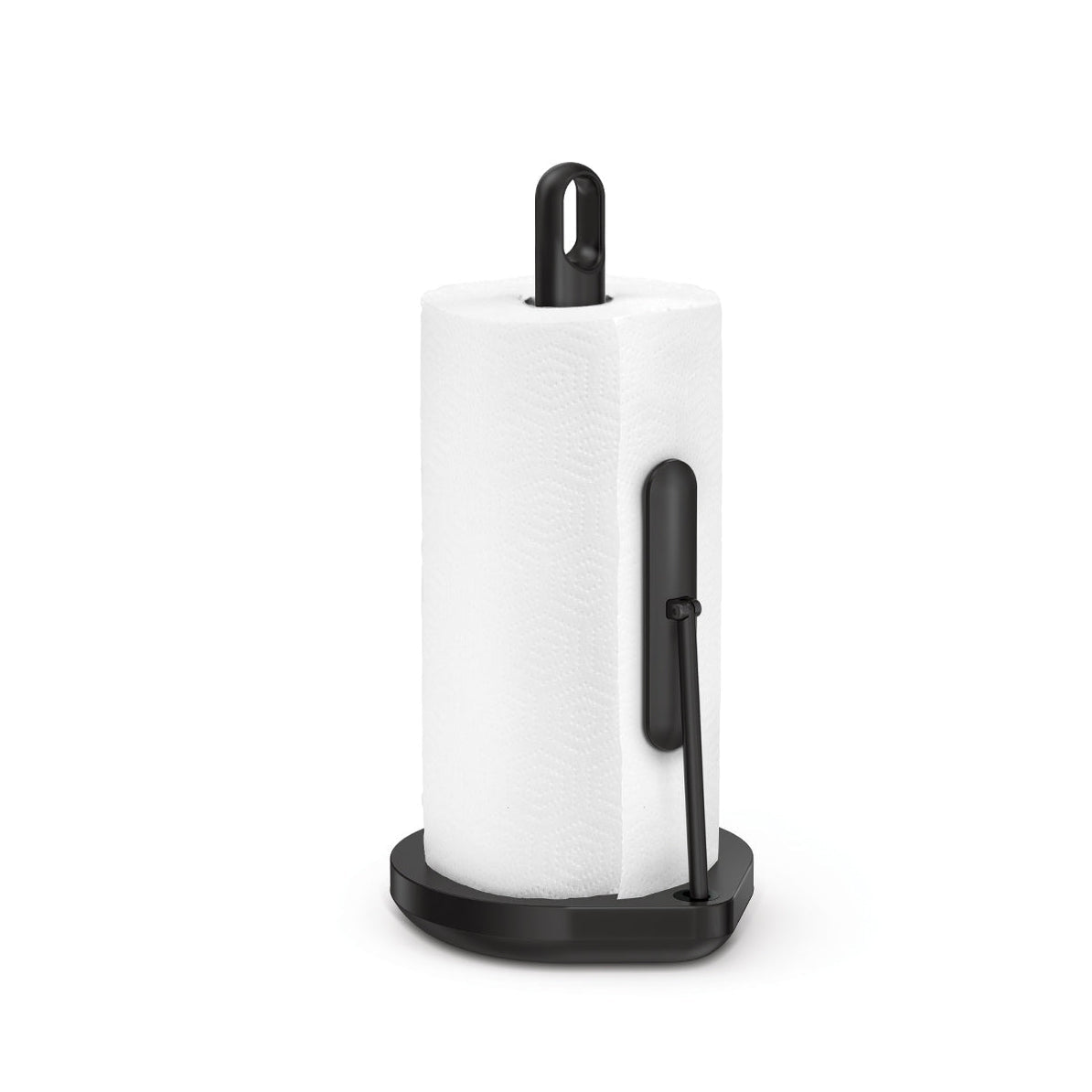 simplehuman KT1204 – Küchenrollenhalter Edelstahl, 20,3 × 17,8 × 38,1 cm, Schwarz