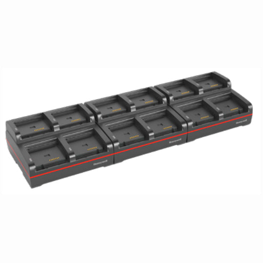 Honeywell Ladestation – MB12-SCN02 – 12-Slot, Rack-Einbau – für 8680i – Schwarz – inkl. AC-Netzadapter