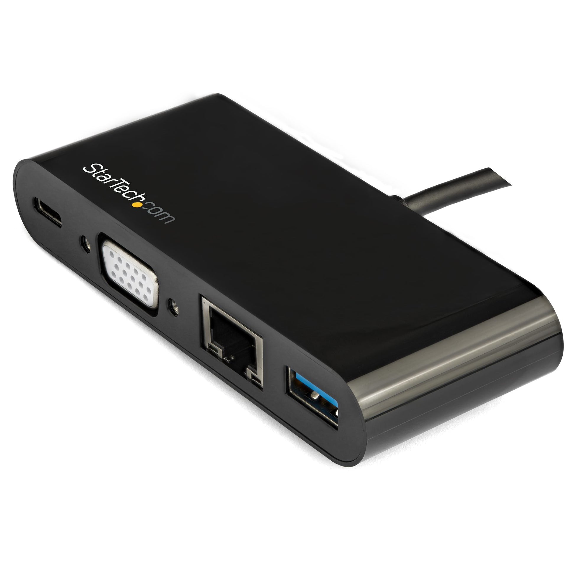 StarTech.com Multiport-Adapter – USB-C, 1× VGA, 1× USB-A, 60 W PD, GbE, für Windows/Mac/ChromeOS