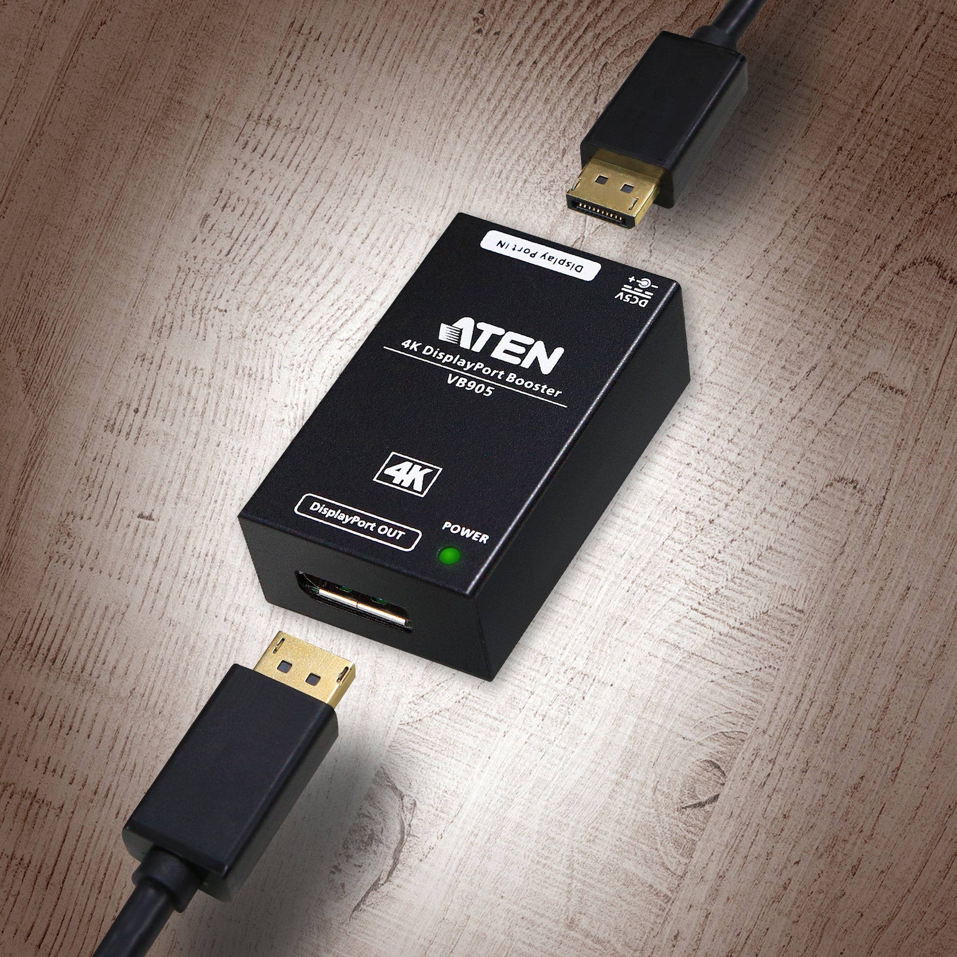 ATEN DisplayPort Repeater – 4096 × 2160 – 20 m – HDCP 2.2