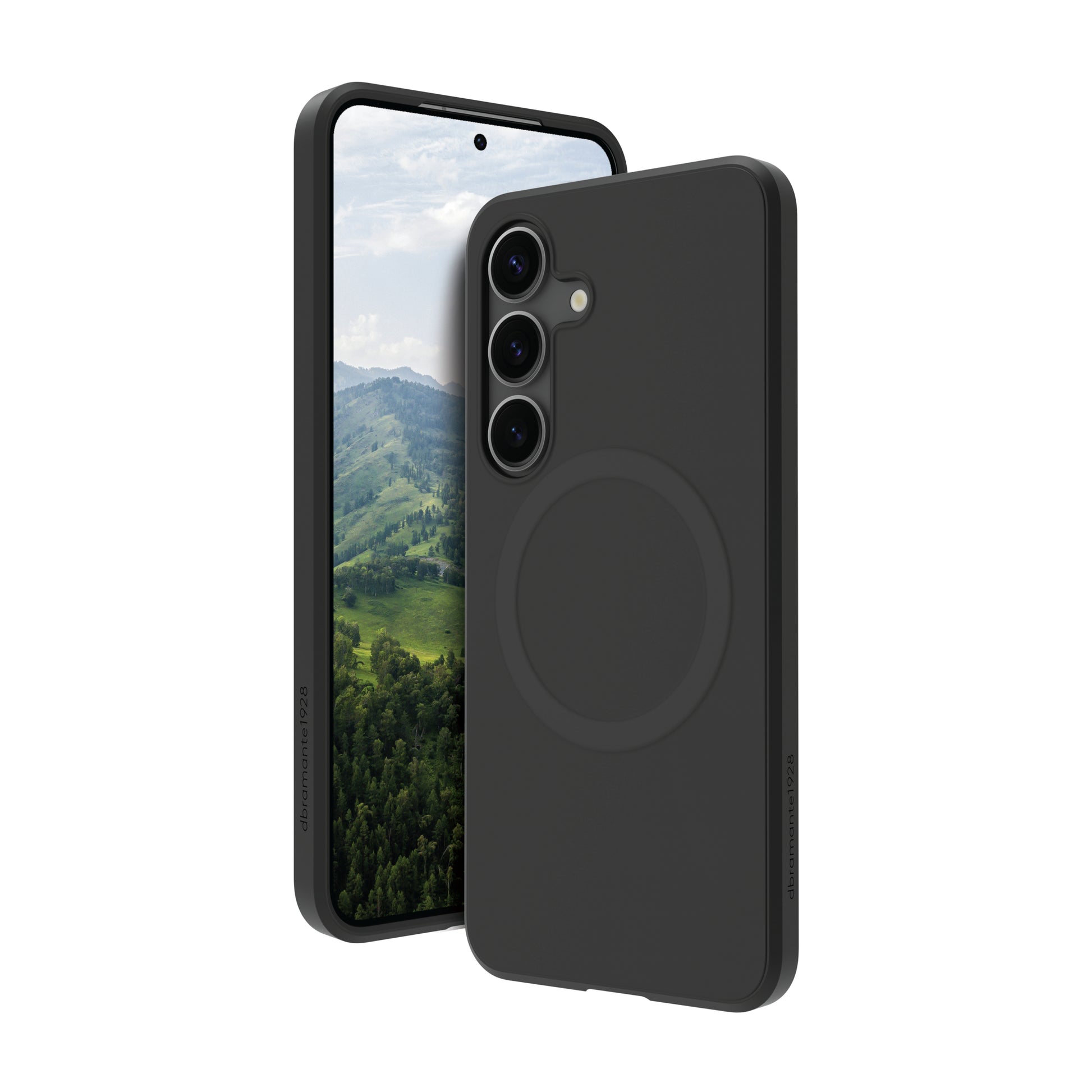 dbramante1928 Greenland Pro Backcover – für Samsung Galaxy S25, bis 1,2 m sturzsicher, kabelloses Laden