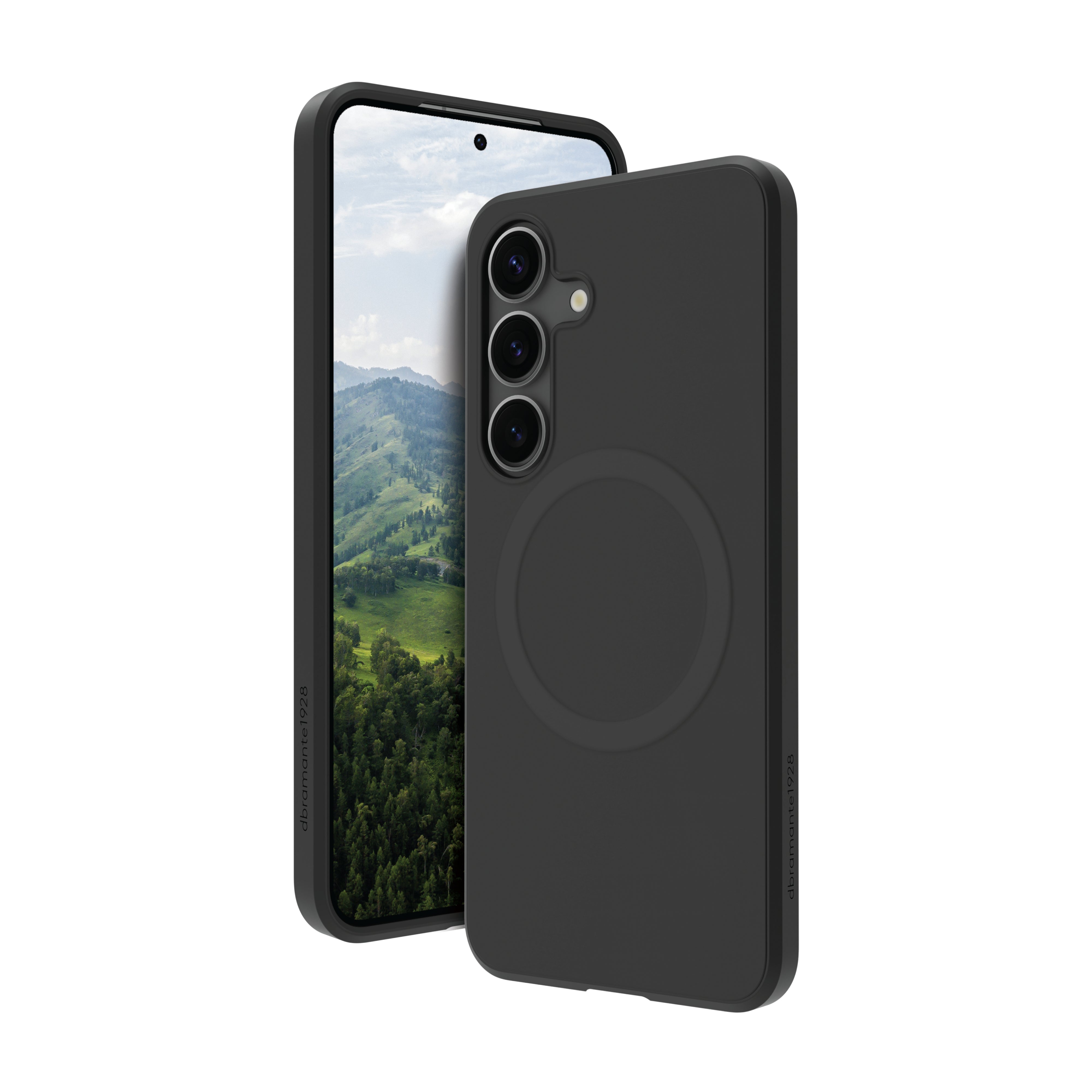 dbramante1928 Greenland Pro Backcover – für Samsung Galaxy S25, bis 1,2 m sturzsicher, kabelloses Laden
