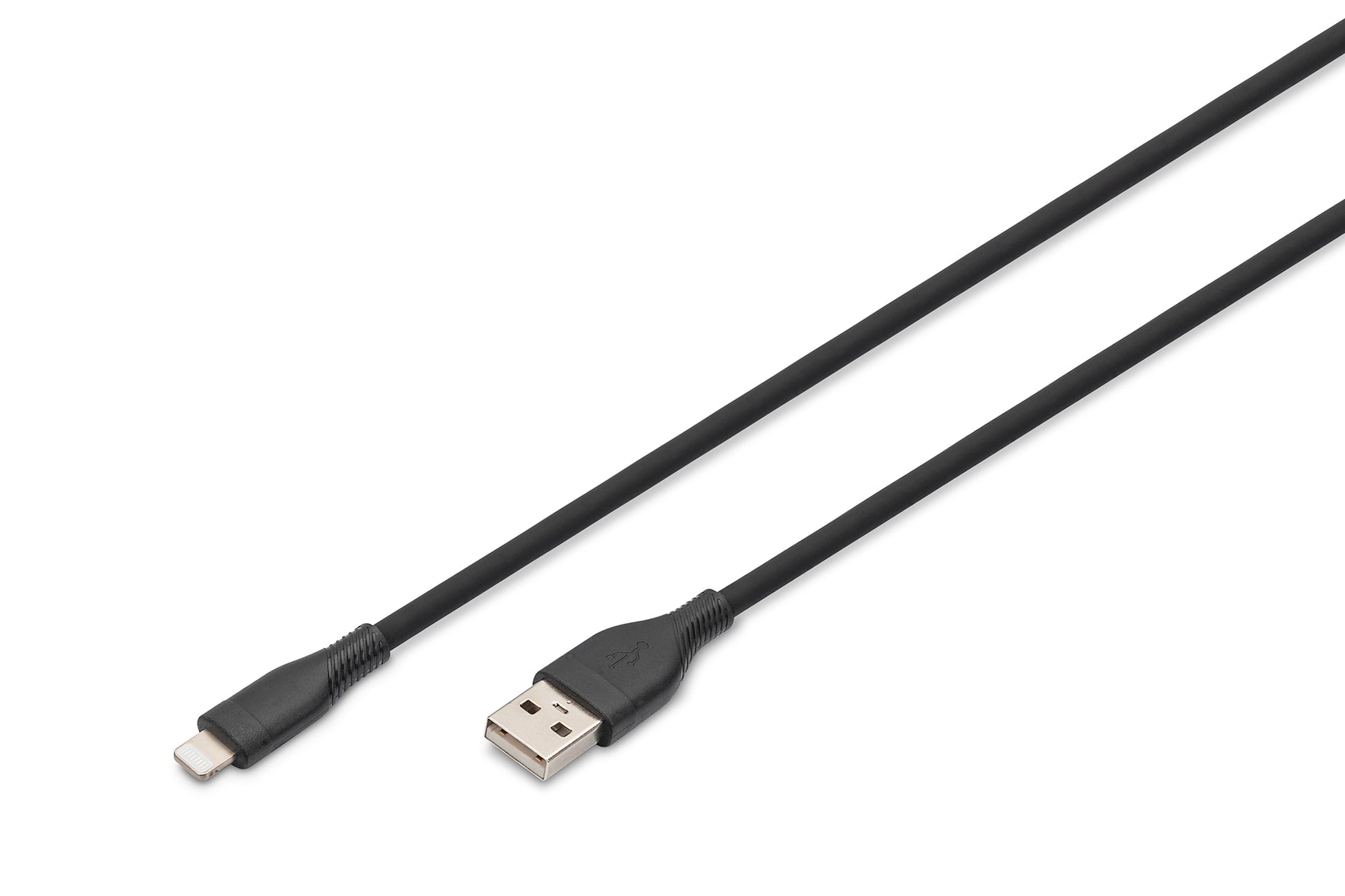 Digitus Lightning USB-A Kabel – 2 m, schwarz