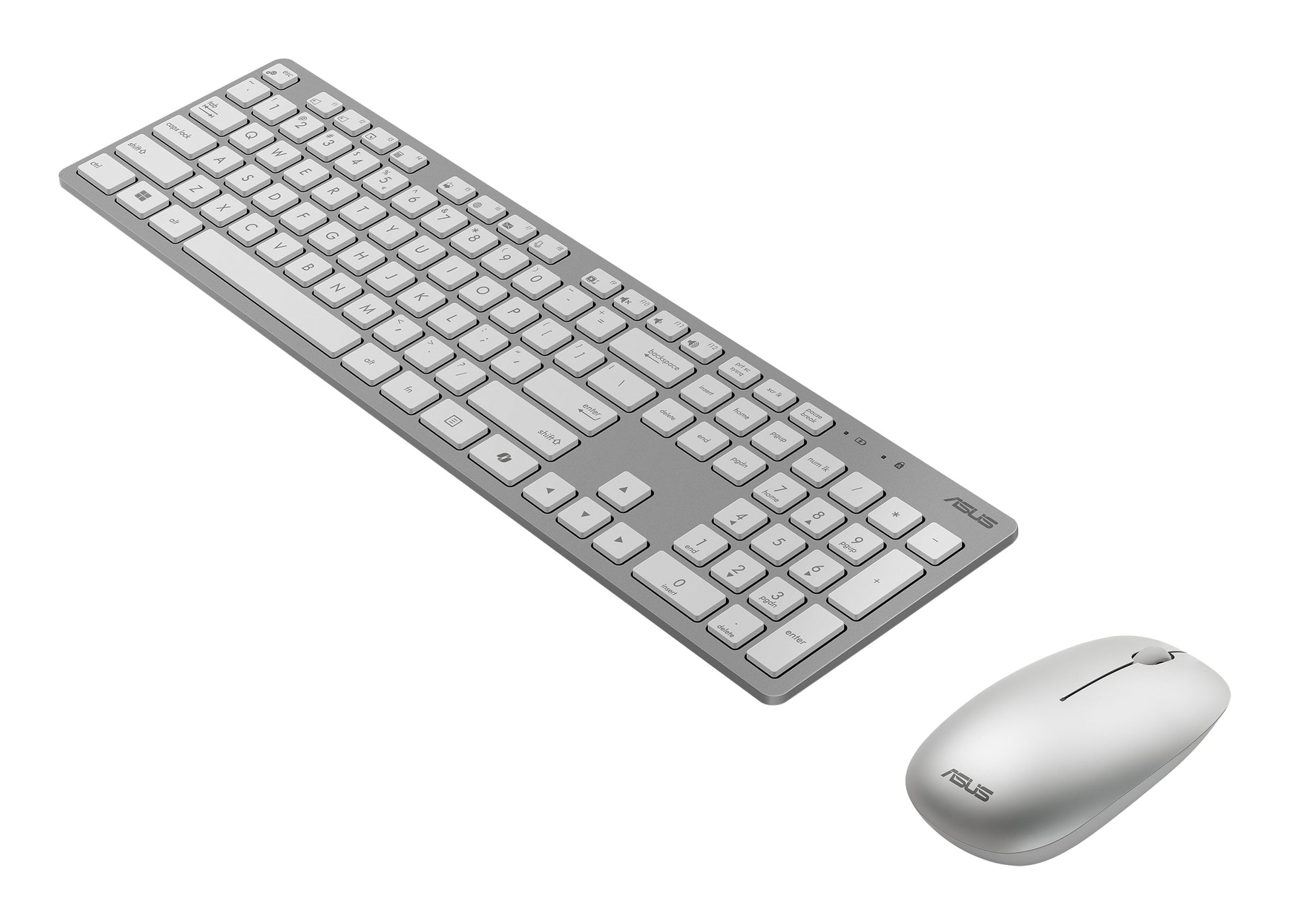 ASUS W5000 – Tastatur-Maus-Set – 2,4 GHz (Empfänger) – Weiss