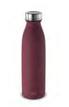 Alfi PURE Isolierflasche 500 ml – doppelwandig 12 h heiss/24 h kalt, Edelstahl, Schraubdeckel