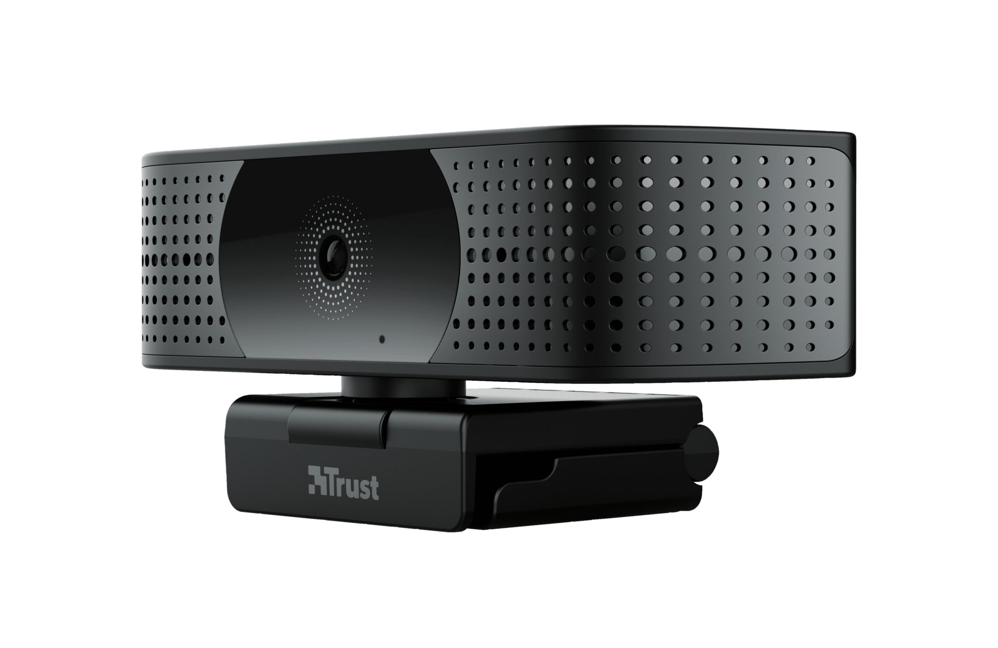 Trust Teza – Webcam – 4K, bis 30 fps, USB 2.0, Stereo-Mikrofon, Autofokus, Privacy-Shutter, 74° FOV, Schwarz