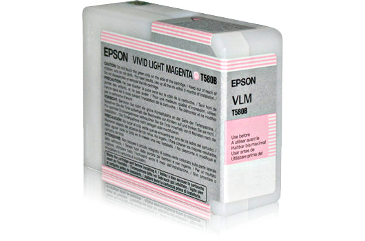 Epson Tintenpatrone T580B00, Magenta, 80 ml – für Stylus Pro 3880