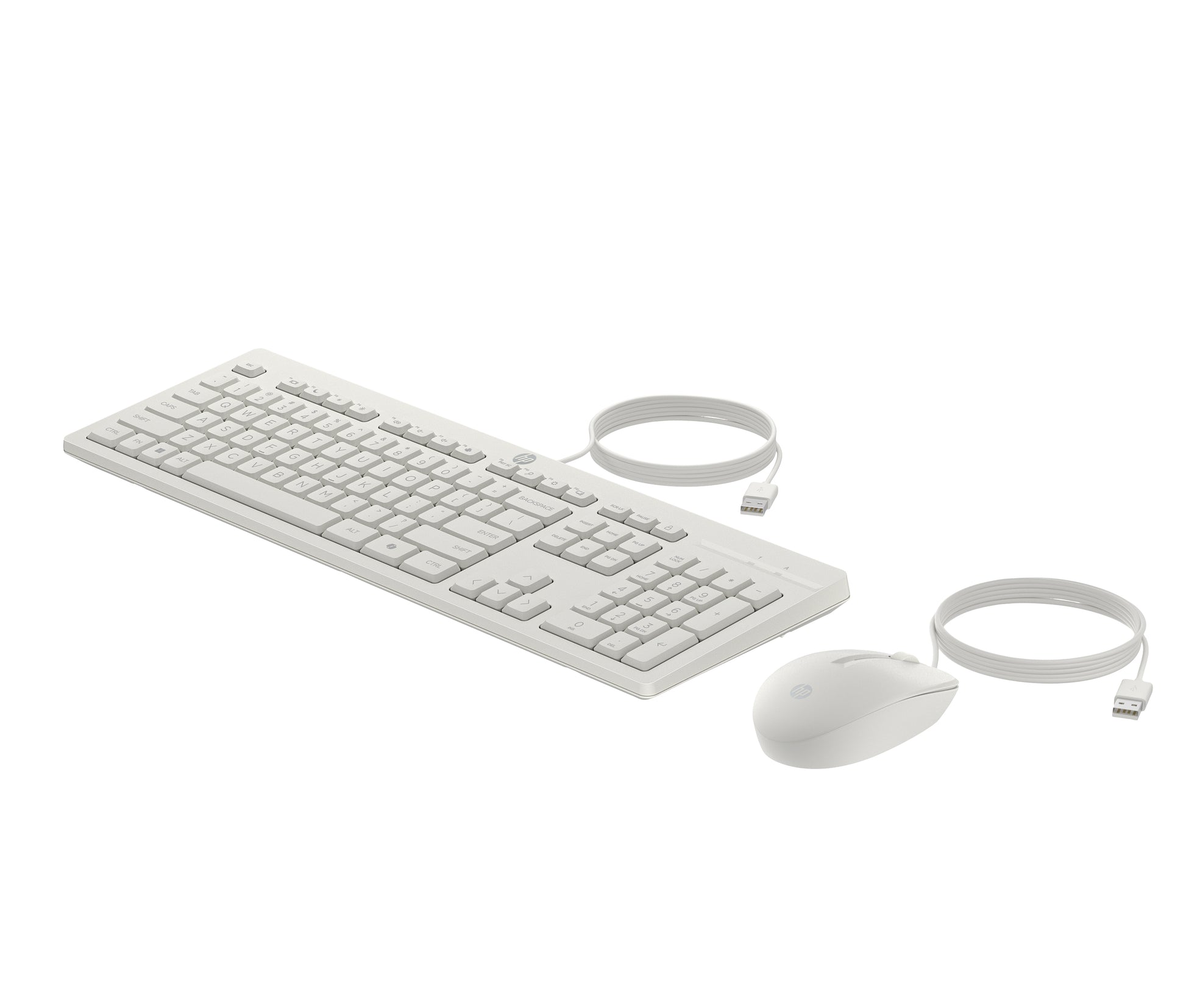 HP 225 G2 – Tastatur, kabelgebunden (USB-A), CH-Layout (DE-CH), Weiss