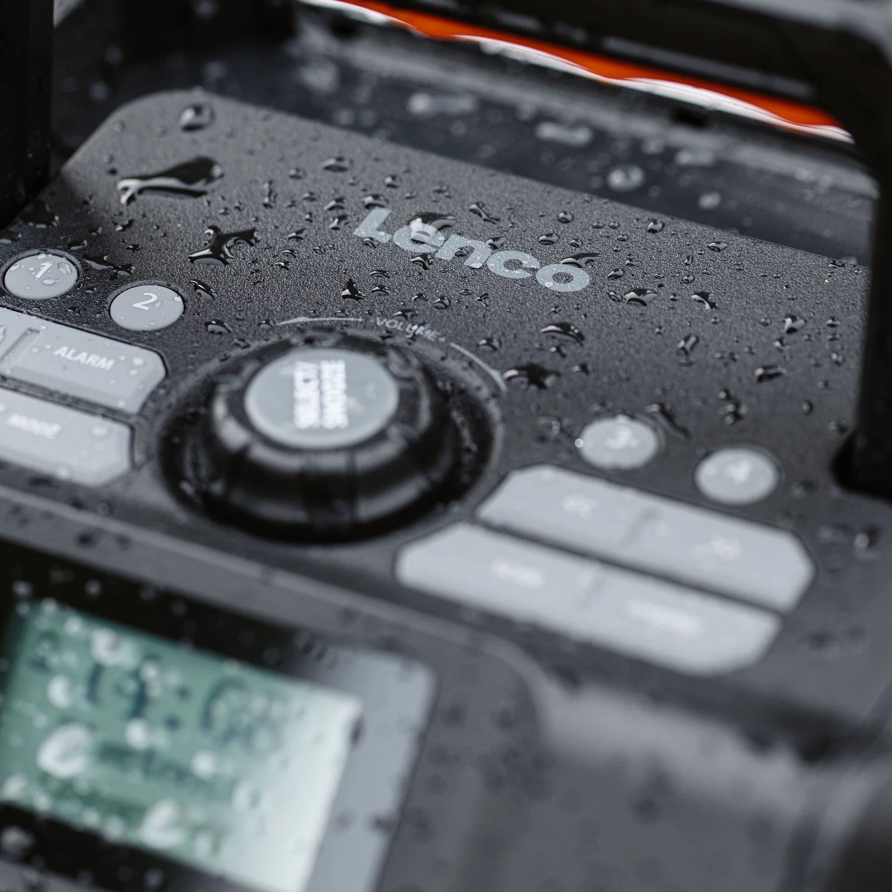 Lenco ODR-160GY – Baustellenradio DAB+/UKW, Bluetooth, IPX5, 20 h Akku – Schwarz