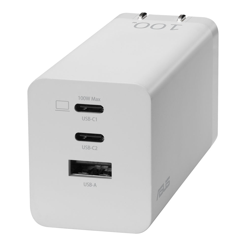 ASUS AC100-02 USB-Ladegerät 100 W – USB-C, USB-A – EU-Stecker (Typ C) – für UX325, UM325, UX363 und andere