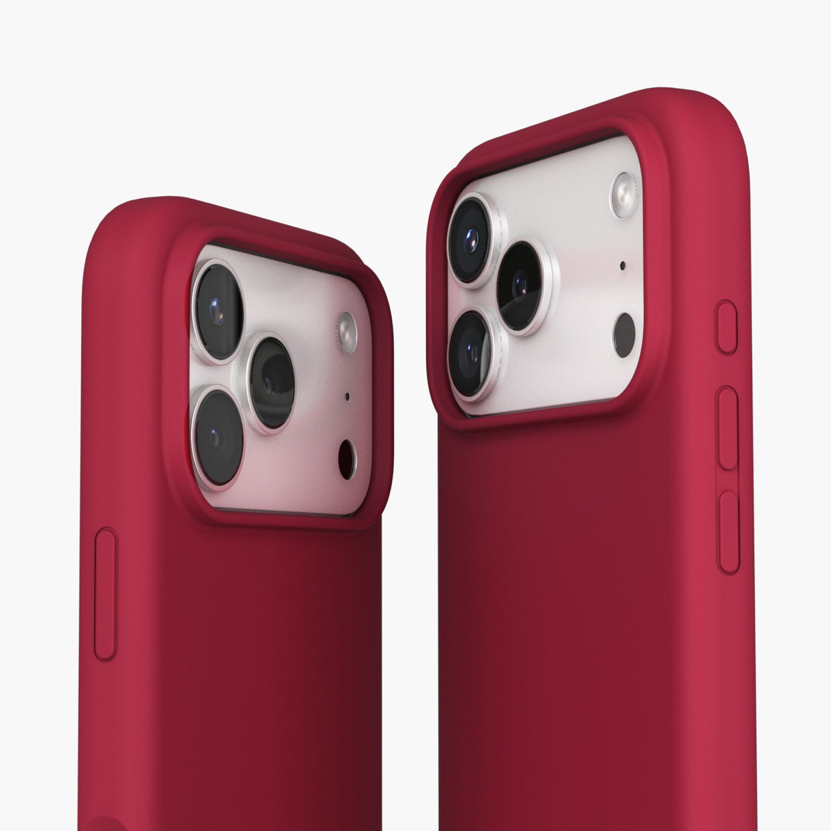 Vonmählen Backcover – für Apple iPhone 17 Pro Max – rot – Silikon – MagSafe-kompatibel, kabelloses Aufladen