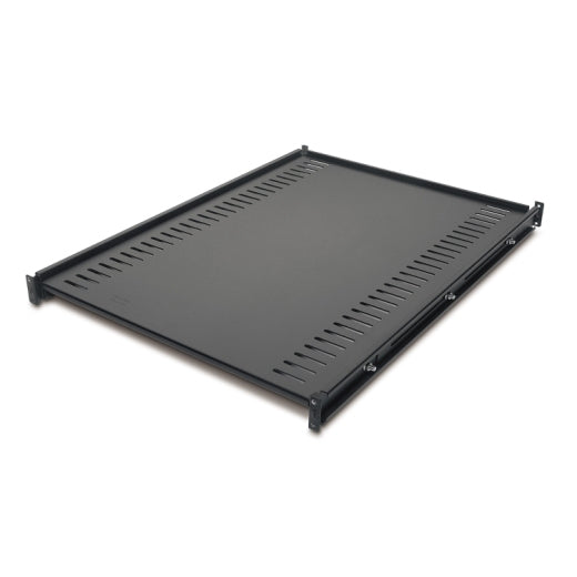 APC Rack-Regalboden 19", AR8122BLK – verstellbar – 1U – 470 × 660 × 44 mm – schwarz – Metall