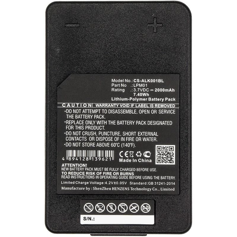CoreParts Ersatzakku Li-Ion, 2000 mAh, 3,7 V – für Autec Crane Fernsteuerung LK NEO – 1 Stk.