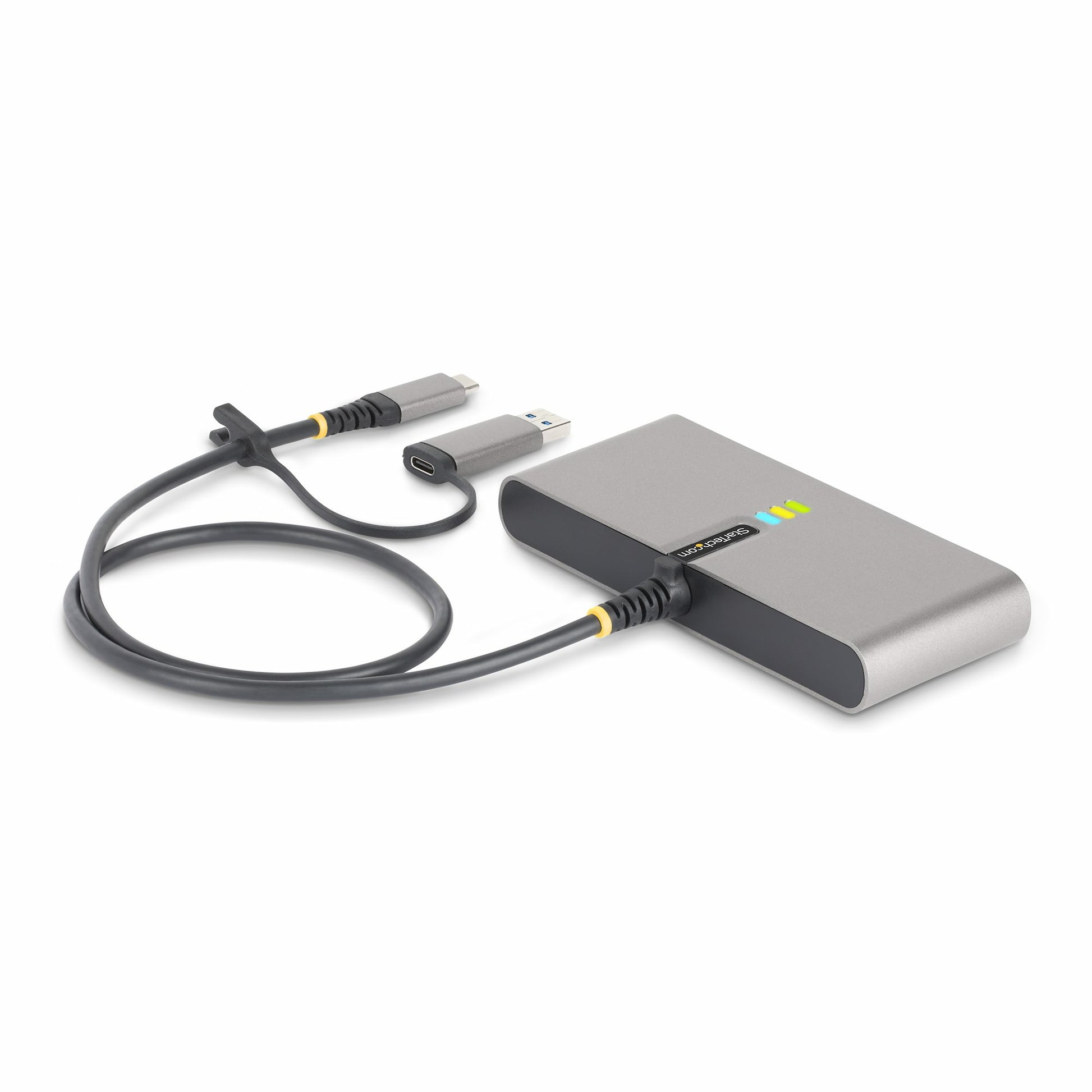 StarTech.com USB-Hub – USB-C, 2× USB-A, 100 W PD, GbE, für Windows/Mac/Linux