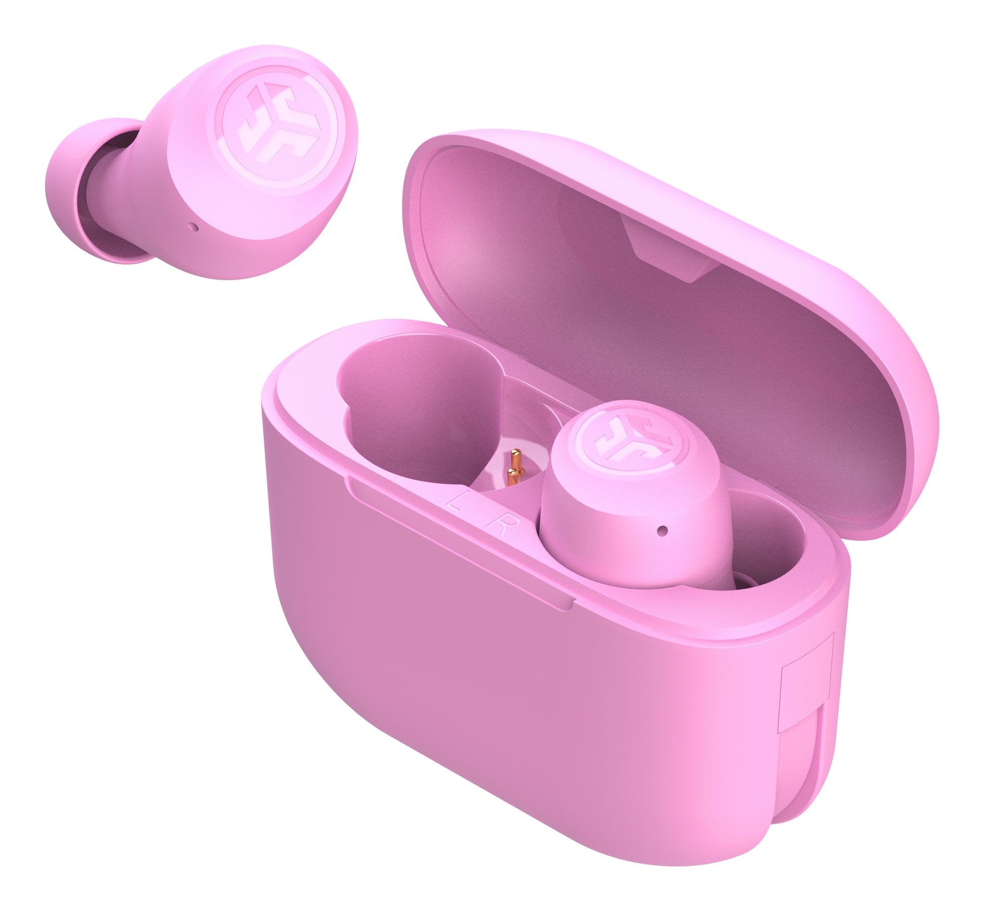 JLab Go Air Pop TWS In-Ear – Stereo, mit Ladecase, Pink, BT 5.1