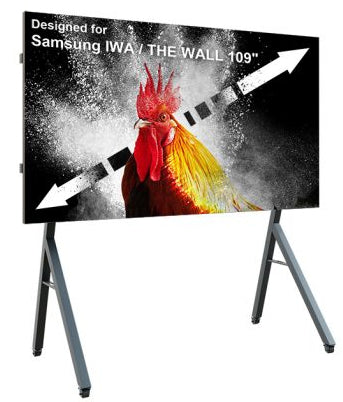 Hagor TV-Wagen – 109" – Höhenverstellbar, mit Rollen, für Samsung IWA / The Wall