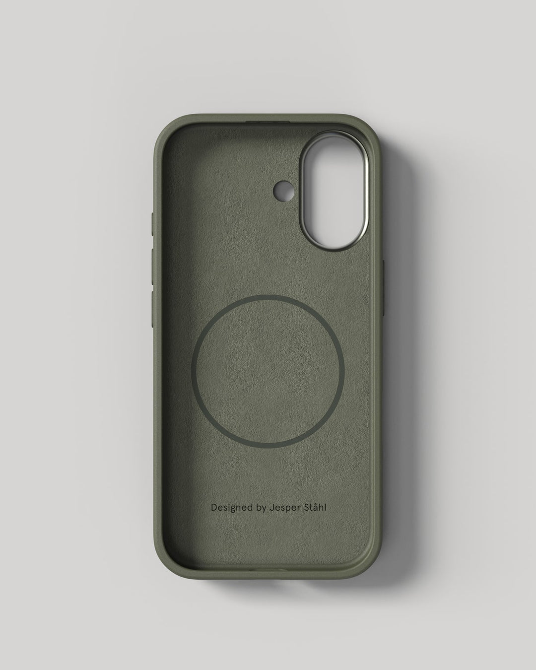 Nudient – Backcover Bold – für Apple iPhone 17 – oliv – MagSafe-kompatibel