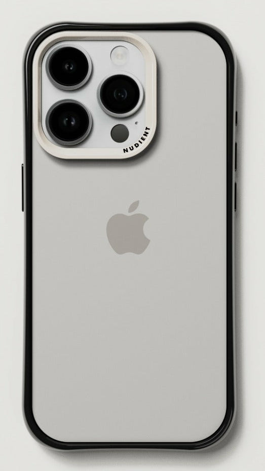 Nudient – Backcover – für Apple iPhone 15 Pro – transparent