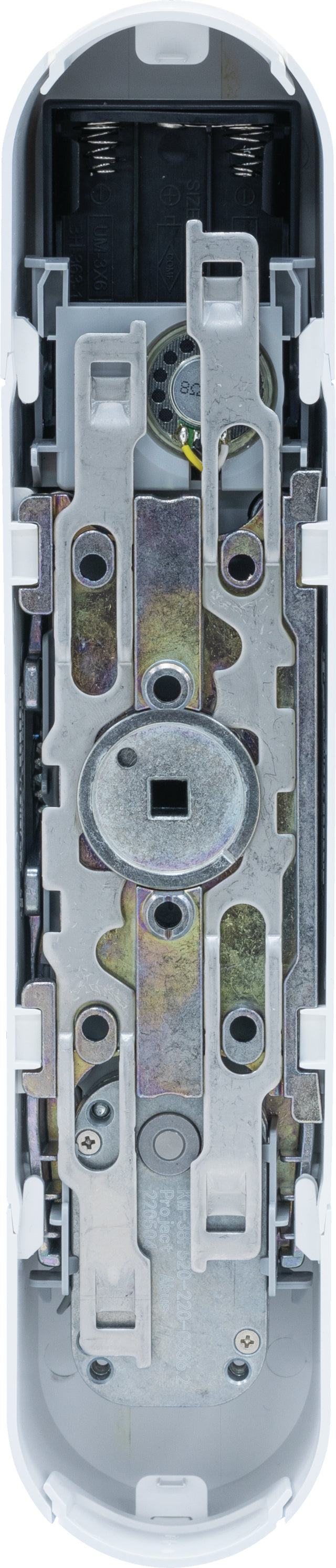 ABUS WINTECTO One FCA4100S Intelligentes Torschloss – BT, App, Balkontür, Batteriebetrieb, Silber, 63×92×300 m