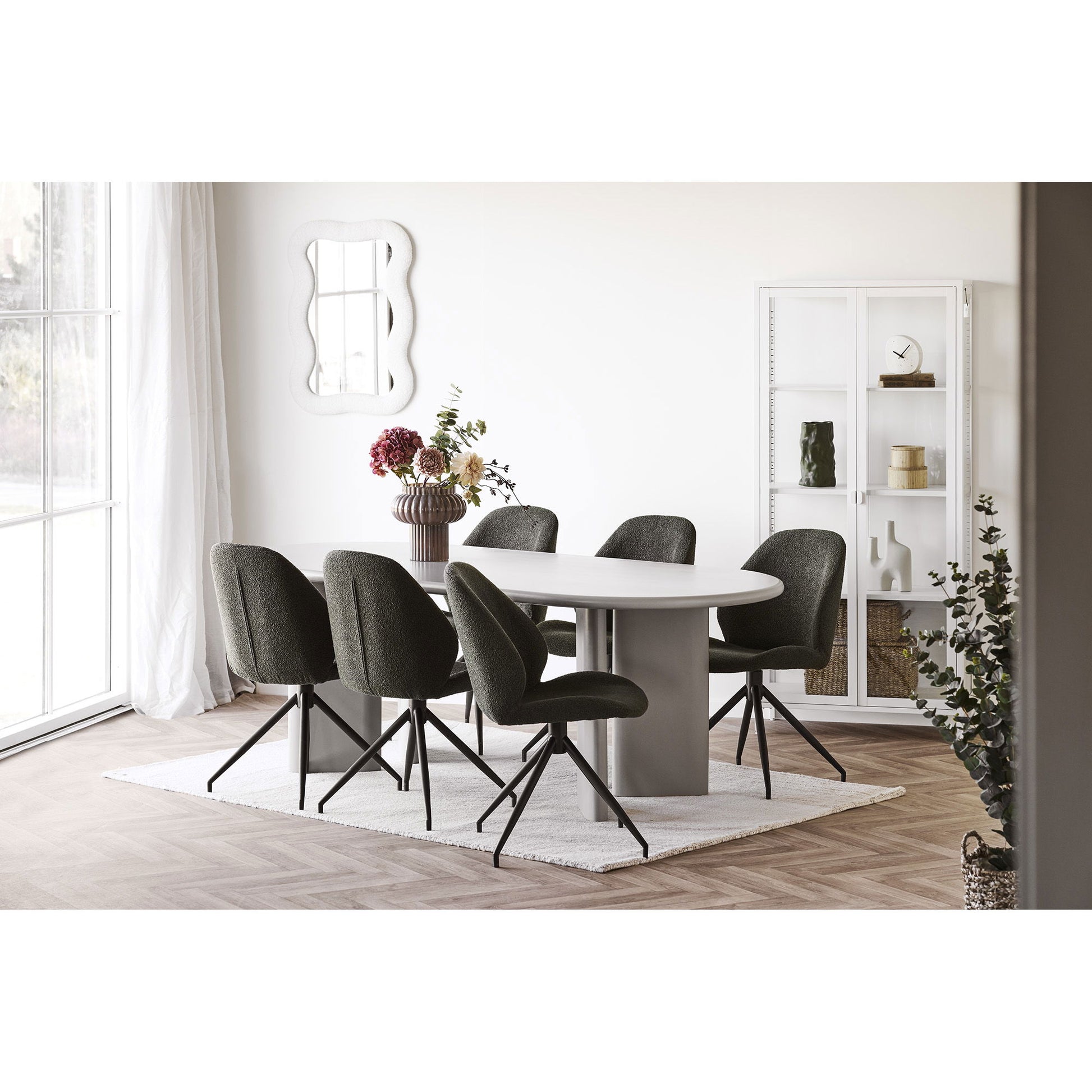 House Nordic Kunstblumenstrauss Dahlie – 25 × 30 × 68 cm – Kunststoff, mehrfarbig