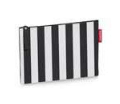 reisenthel – Kosmetiktasche – Wasserfest – 24 × 17 cm – Schwarz/Weiss – Polyester – Summerstripes Black