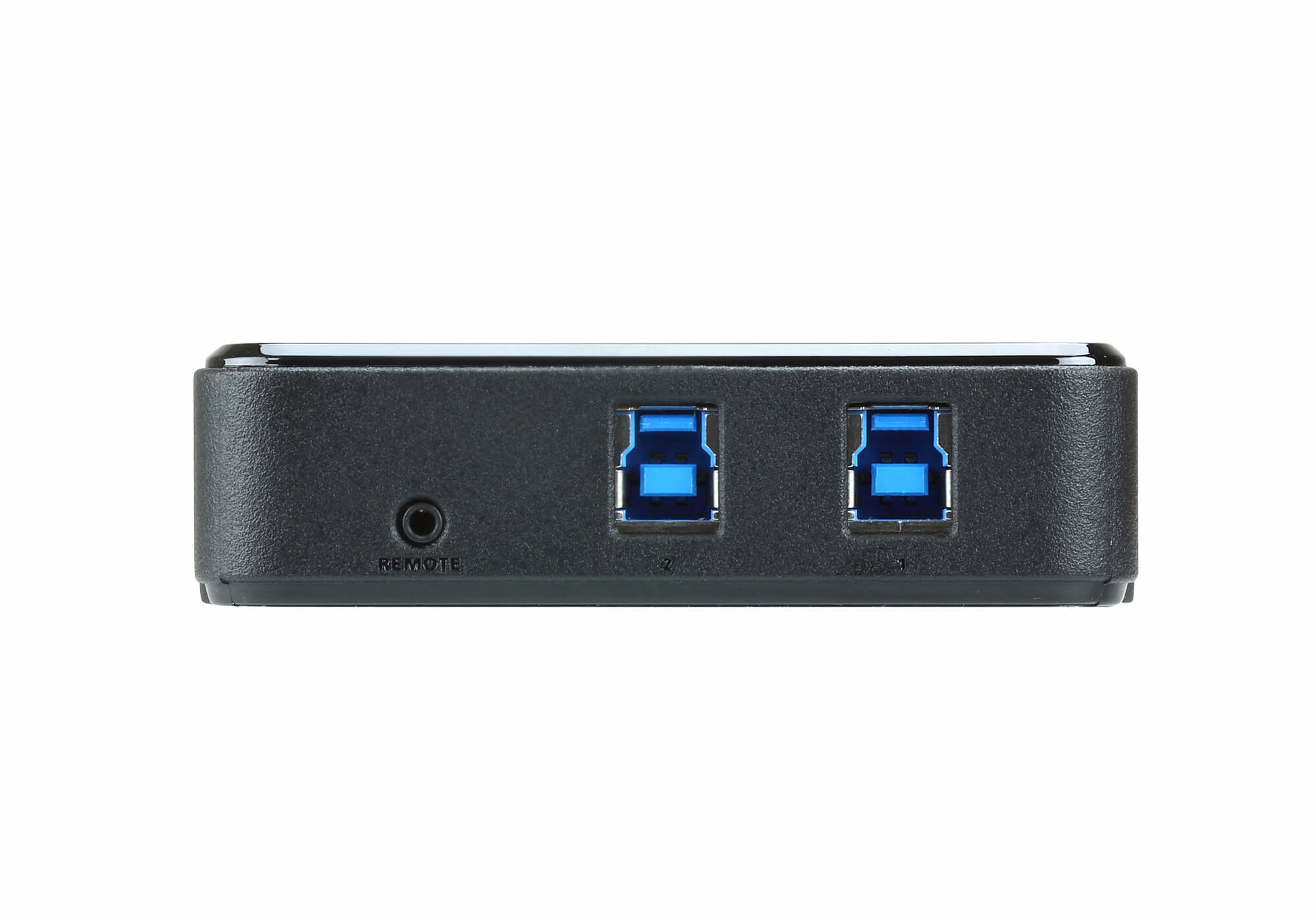 ATEN USB-Switch – 2x USB-B auf 4x USB-A – USB 3.2 Gen 1 (5 Gbit/s) – Schwarz – für Laptops mit USB-C