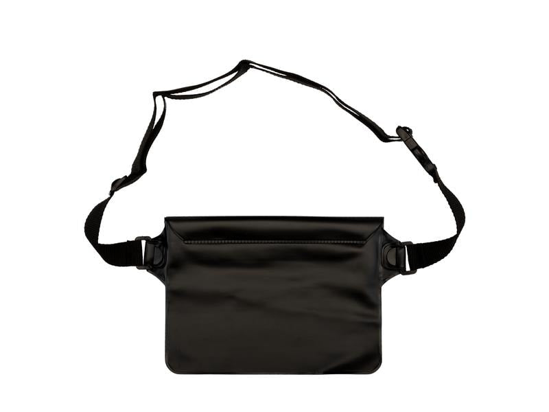 KOOR Pouch/Umhängetasche – für Smartphones, PVC, Schwarz, wasserfest, mit Schultergurt
