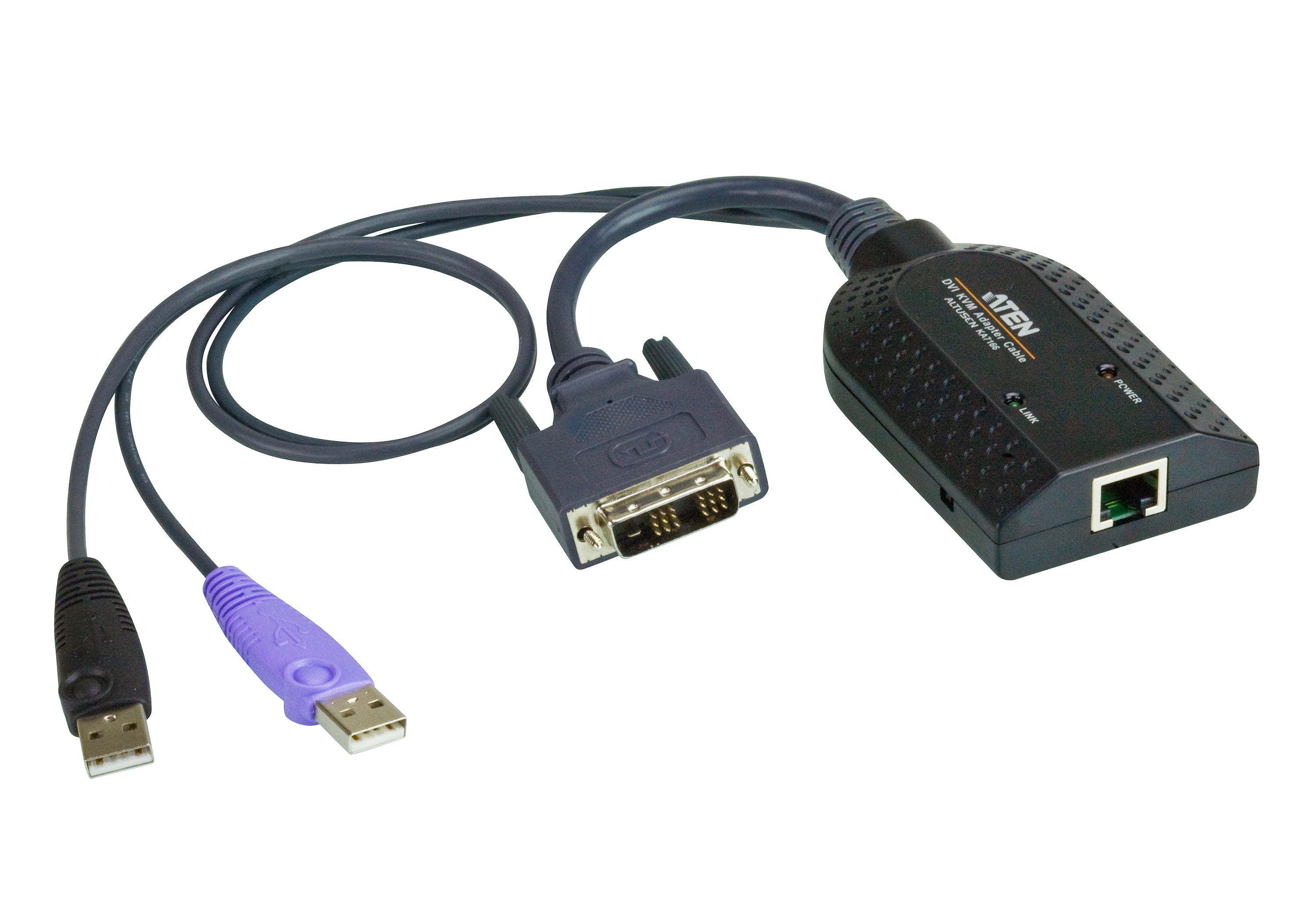 ATEN DVI-D auf RJ-45 KVM-Adapterkabel – KA7166