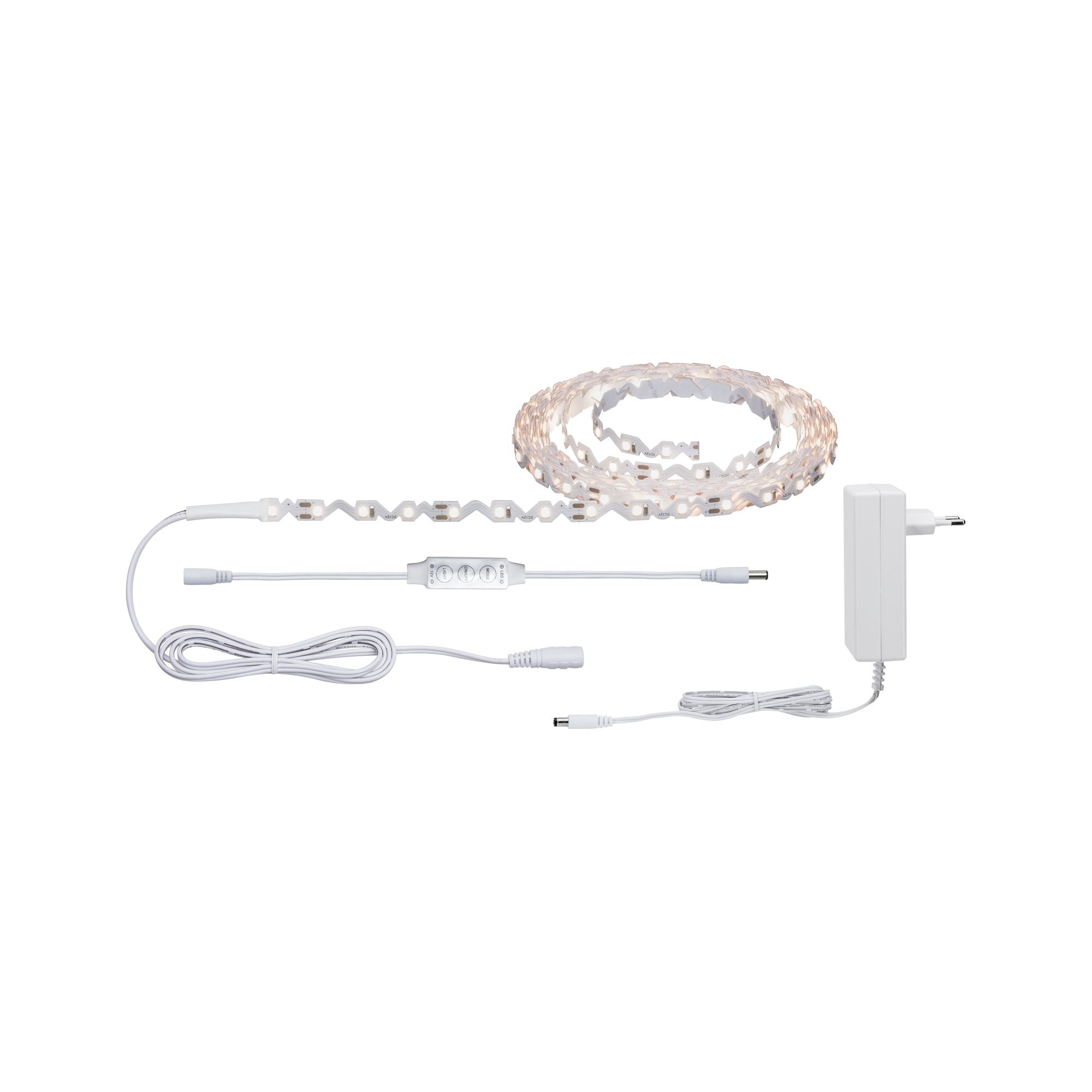Paulmann LED-Strip FlexLED 3D – 5 m, 1600 lm, 10,5 W, 3000 K, dimmbar, weiss